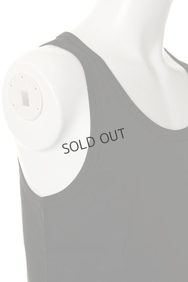 画像5: {SOLD}ato アトウ コットン88/2 ハイゲージ天竺タンクトップ{-AFS} (5)