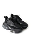 画像1: 【 30%OFF セール156,200円→109,340円】 BALMAIN バルマン BH1 SHOES B BOLD LOW-PUFFY NEOPRENE&CALF{-BCS} (1)