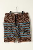 画像1: ARMED アームド LEOPARD BORDER  SHORT PANTS{-AES} (1)