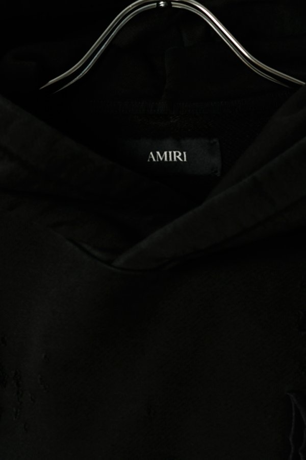 画像2: AMIRI アミリ MA SHOTGUN EMBROIDERED HOODIE{-BFS} (2)