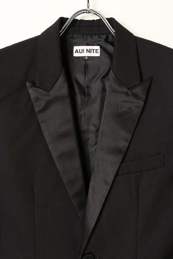 画像2: 【 30%OFF セール55,000円→38,500円】 AUI NITE アウィナイト smoking jacket{-BBA} (2)