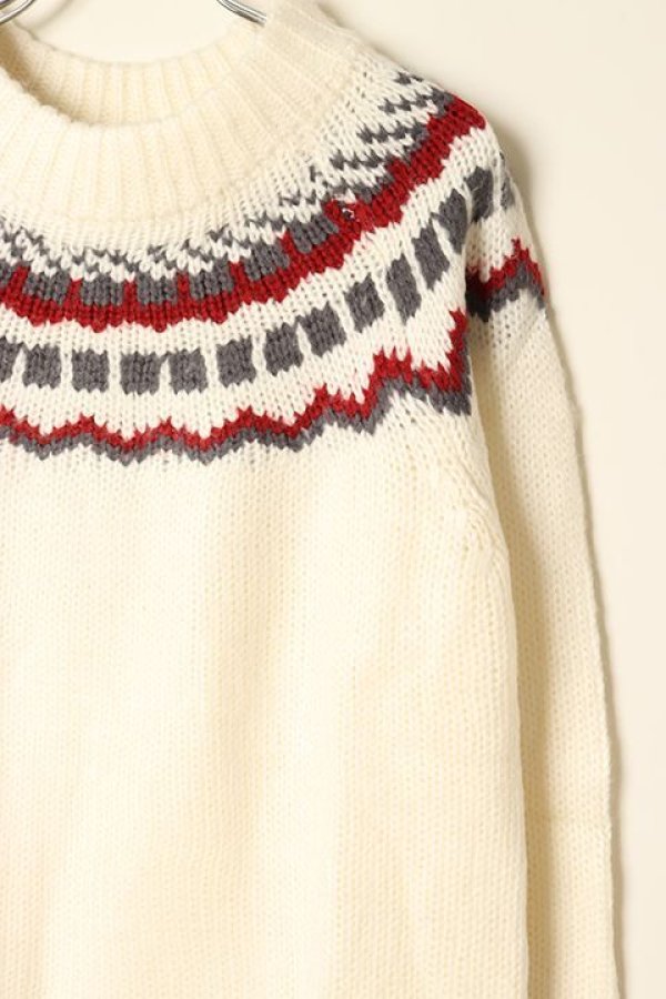 画像3: 【 30%OFF セール29,700円→20,790円】 AUI NITE アウィナイト Nordic knit{-BBA} (3)