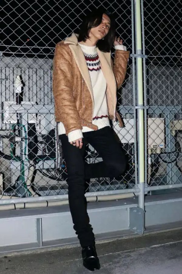 画像10: 【 30%OFF セール29,700円→20,790円】 AUI NITE アウィナイト Nordic knit{-BBA} (10)