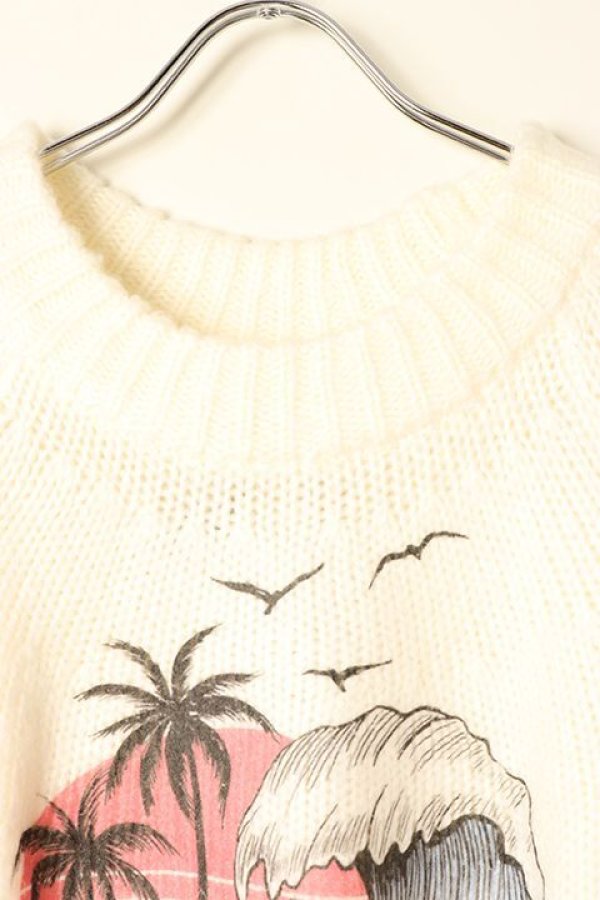 画像2: 【 30%OFF セール27,500円→19,250円】 AUI NITE アウィナイト Big wave knit{-BBA} (2)