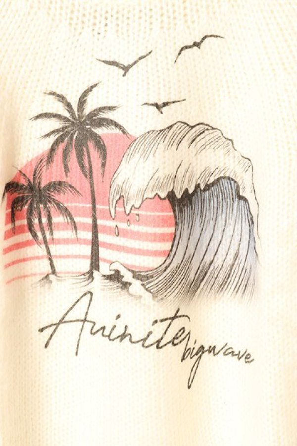 画像3: 【 30%OFF セール27,500円→19,250円】 AUI NITE アウィナイト Big wave knit{-BBA} (3)