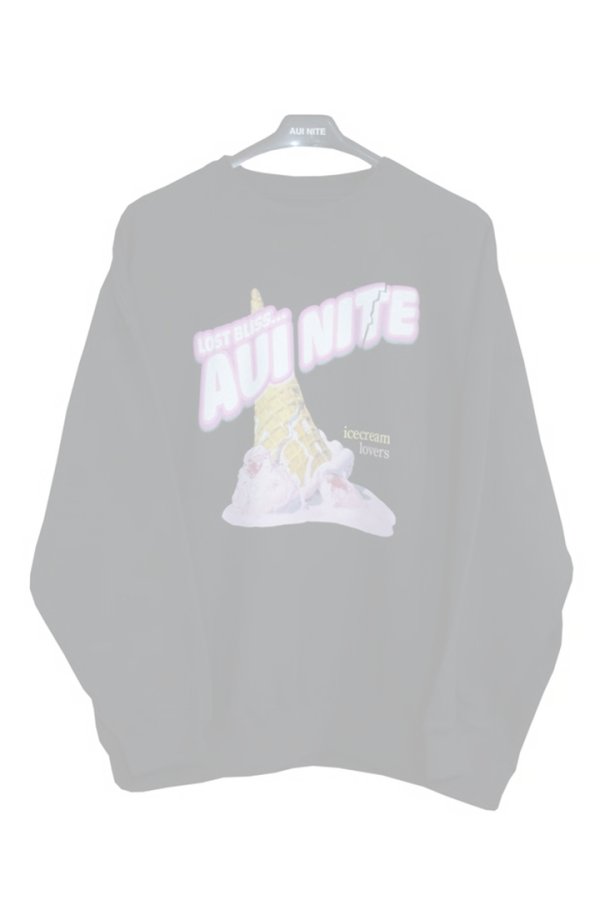 画像1:  {SOLD} AUI NITE アウィナイト LOST BLISS sweat{-BES} (1)