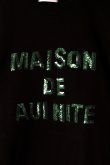 画像2: AUI NITE アウィナイト sequin logo sweat{-BFA} (2)