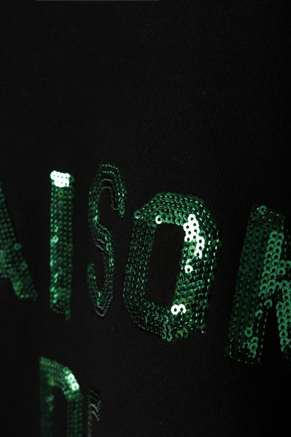 画像3: AUI NITE アウィナイト sequin logo sweat{-BFA} (3)