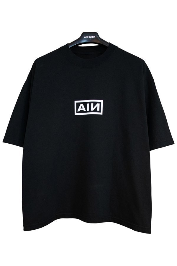 画像1: AUI NITE アウィナイト AN box logo tee{-BES} (1)