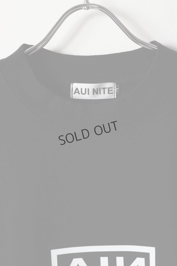 画像3: {SOLD}AUI NITE アウィナイト AN box logo tee{-BES} (3)