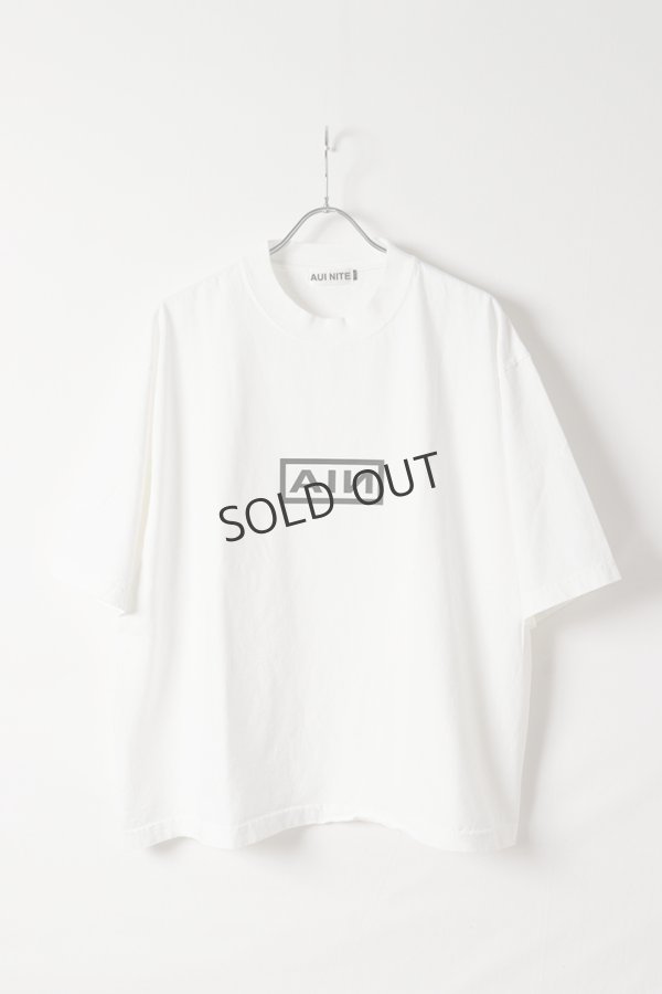 画像2: {SOLD}AUI NITE アウィナイト AN box logo tee{-BES} (2)