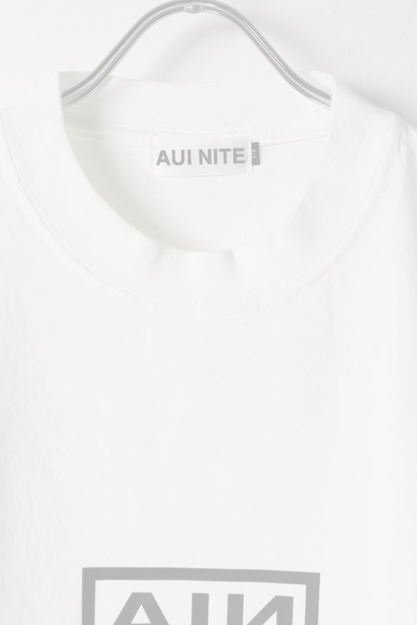 画像3:  {SOLD} AUI NITE アウィナイト AN box logo tee{-BES} (3)