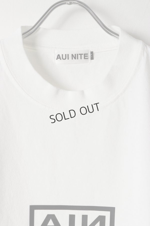 画像3: {SOLD}AUI NITE アウィナイト AN box logo tee{-BES} (3)