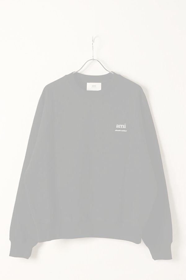 画像1:   AMI PARIS アミ パリス スウェット {-BDS}  :AP202403-02-BLK-L  (1)