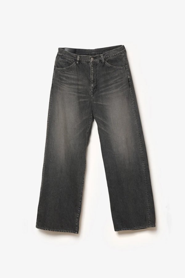 画像3: ATTACHMENT アタッチメント 11オンスデニム ワイドジーンズ{-BFS} (3)