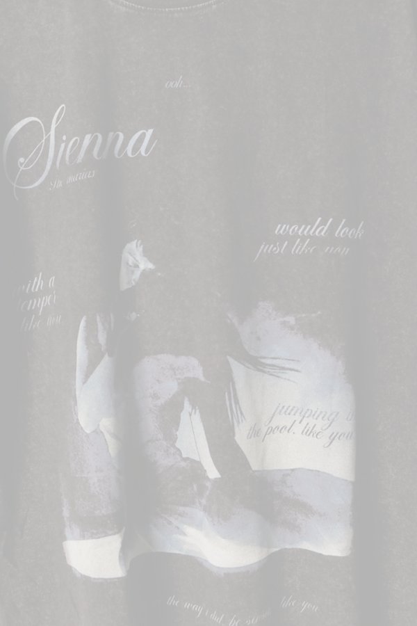 画像3:   The Marias Print Round Neck T-shirt{-BFS} (3)
