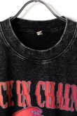 画像2: Alice In Chains Print Round Neck T-shirt{-BFS} (2)