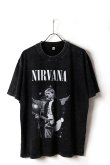 画像1: NIRVANA Print Round Neck T-shirt{-BFS} (1)