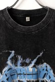 画像2: Metallica Print Round Neck T-shirt{-BFS} (2)