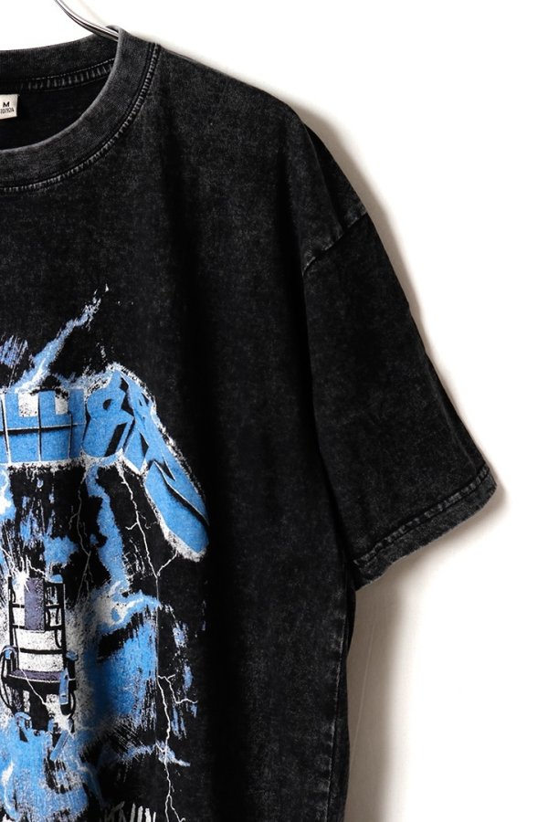 画像3: Metallica Print Round Neck T-shirt{-BFS} (3)