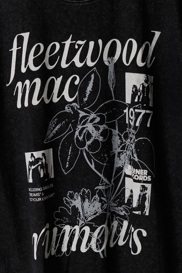 画像3: Fleetwood Mac Print Round Neck T-shirt{-BFS} (3)