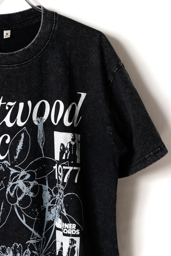 画像4: Fleetwood Mac Print Round Neck T-shirt{-BFS} (4)