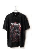 画像1: Metallica Print Round Neck T-shirt{-BFS} (1)