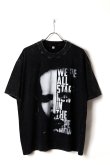 画像1: Marilyn Manson Print Round Neck T-shirt{-BFS} (1)