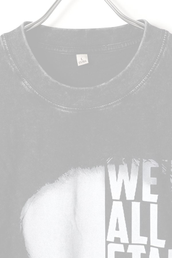 画像2:   Marilyn Manson Print Round Neck T-shirt{-BFS} (2)