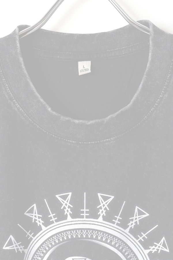 画像2:   Marilyn Manson Print Round Neck T-shirt{-BFS} (2)