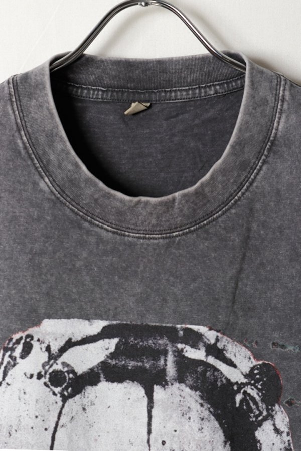 画像2: Marilyn Manson Print Round Neck T-shirt{-BFS} (2)