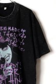 画像3: Marilyn Manson Print Round Neck T-shirt{-BFS} (3)