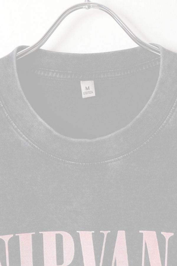 画像2:   NIRVANA Print Round Neck T-shirt{-BFS} (2)