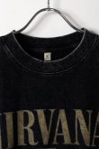 画像2:   NIRVANA Print Round Neck T-shirt{-BFS} (2)