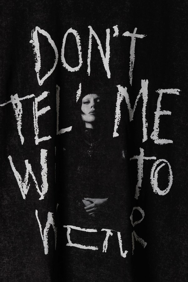 画像3: Lady Gaga Print Round Neck T-shirt{-BFS} (3)