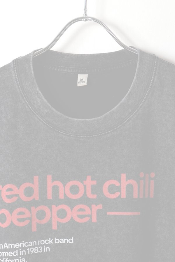 画像2: Red Hot Chili Peppers Print Round Neck T-shirt{-BFS} (2)