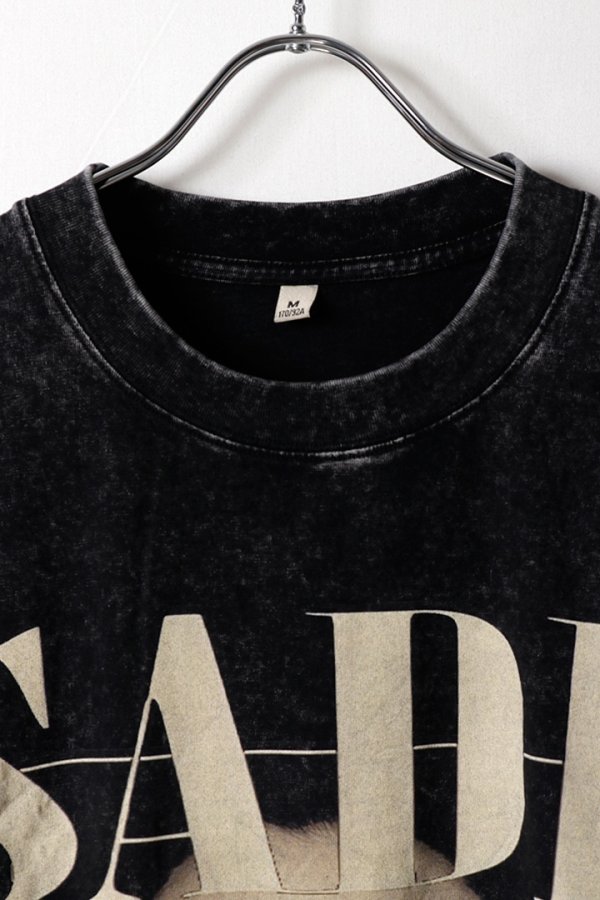 画像2: Sade Print Round Neck T-shirt{-BFS} (2)