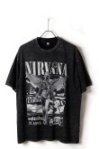 画像1: NIRVANA Print Round Neck T-shirt{-BFS} (1)