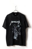画像1: Metallica Print Round Neck T-shirt{-BFS} (1)