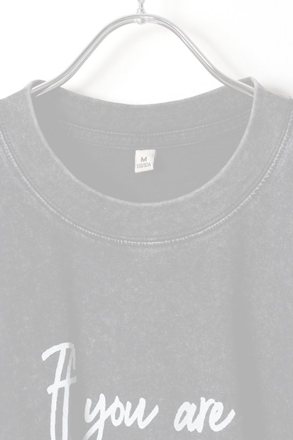 画像2:   Charlie Puth Print Round Neck T-shirt{-BFS} (2)