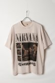 画像1: NIRVANA Print Round Neck T-shirt{-BFS} (1)