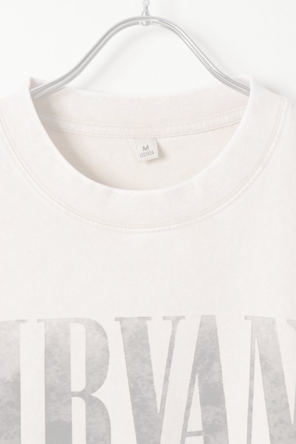 画像2:   NIRVANA Print Round Neck T-shirt{-BFS} (2)