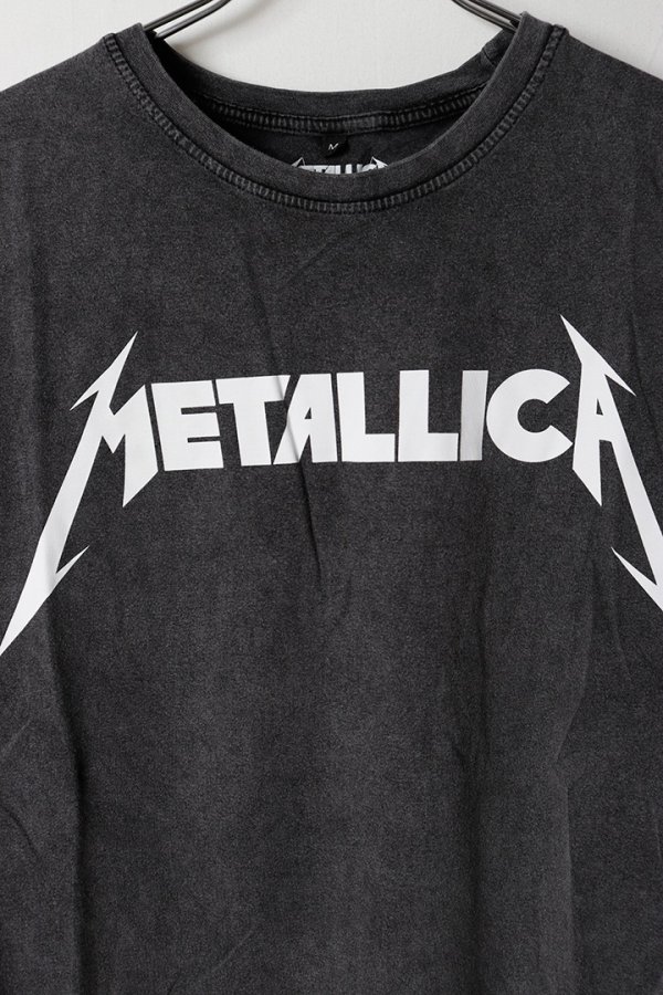 画像3: METALLICA メタリカ (結成 45周年 ) - Logo / Stone Wash / Tシャツ / メンズ{2601356966-BFS} (3)