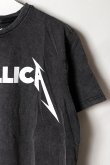 画像4: METALLICA メタリカ (結成 45周年 ) - Logo / Stone Wash / Tシャツ / メンズ{2601356966-BFS} (4)