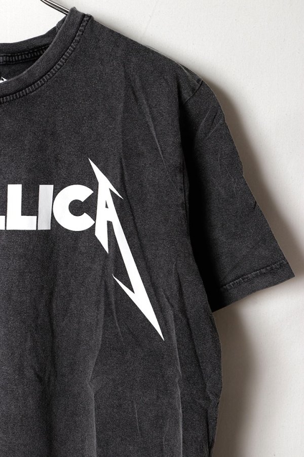 画像4: METALLICA メタリカ (結成 45周年 ) - Logo / Stone Wash / Tシャツ / メンズ{2601356966-BFS} (4)