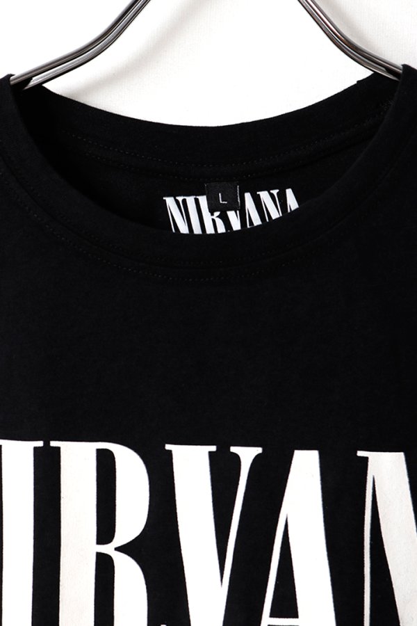 画像2: NIRVANA ニルヴァーナ (Nevermind 35周年 ) - Tour '91 / バックプリントあり / カーボンソフト加工 / Tシャツ / メンズ{-BFS} (2)