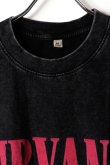 画像2: NIRVANA Print Round Neck T-shirt{-BFS} (2)