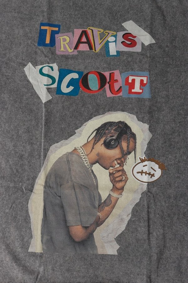 画像4: TRAVIS SCOTT Round Neck T-shirt{-BFS} (4)