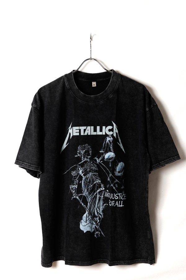 画像1: Metallica Round Neck T-shirt{-BFS} (1)