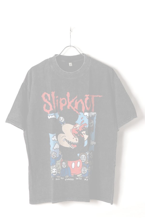 画像1:  {SOLD} Slipknot Round Neck T-shirt{-BFS} (1)